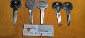 9423 Taylor Mb19 Aftermarket Ymos Key Blank Mercedes Door Tw 1-100 Codes Amsel