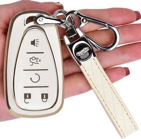 221005-4 Tecarate Compatible For Chevy Key Fob Cover - Case White
