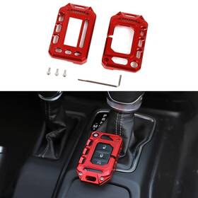 5fqw512fwq152at01w Tesin Red Key Fob Case Covers Protector For Jeep Wrangler Jl Jt 2018 2019 20 21 22 23
