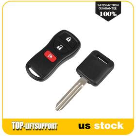 190114p01 Top-liftsupport Remote Car Fob Key For Nissan Xterra 2.4l 2002 2003 2004 4buttons New