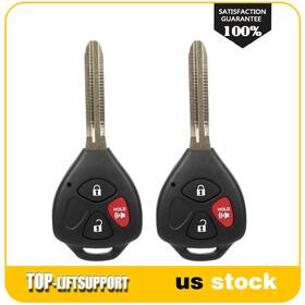 845147p01 Top-liftsupport 2pcs Remote Car Key Fob Fit For Toyota Rav4 2006 2007 2008-2011 New