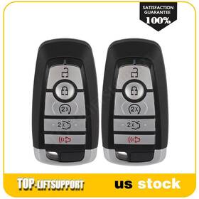 Adv834411v03 Top-liftsupport 2 For Ford Mustang Explorer 2018 2019-2021 Smart Remote Car Key Fob 5 Buttons