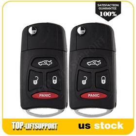 Adv990689v03 Top-liftsupport 2 For Jeep Wrangler Patriot 2009 2010-2012 Key Fob Remote Shell Case Replacement