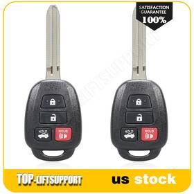 Adv990701v03 Top-liftsupport 2 For Toyota Camry Corolla 2012 2013 2014-2017 Key Fob Remote Shell Case