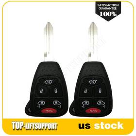 Top-liftsupport Adv992196v03 2 For Dodge Grand Caravan 2004 2005 2006 2007 Smart Remote Car Key Fob 6 Buttons