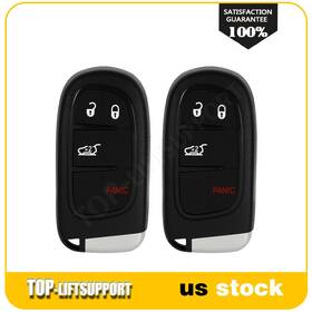 Top-liftsupport Tp83416109t 2 For Jeep Cherokee 2014 2015 2016 2017 2018 2019 2020 Key Fob Remote Shell Case