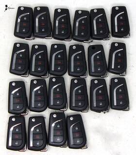 1470a-54t Toyota Lot X22 Used Oem Rav4 Keyless Entry Flip Key Remotes Worn Bulk Gq4-73t