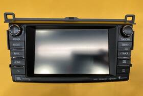 86100-0r110 Toyota Radio Receiver Assembly Fcc Id Babft0044e Face Plate # 100584