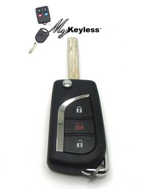 89070-0r380 Toyota Single Oem Rav4 Ft19-ft24 Flip Key Remote Used 3 Button Gq4-73t