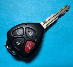 89070-0t040 Toyota Oem 2009-2016 Venza Le Remote Key Fob 4 Buttons Gq4-29t G Chip Hatch Rare