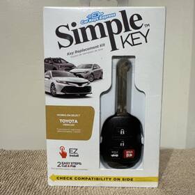 Torh-e4tz1sk Toyota Simple Key Car Keys Express Replacement Kit For - Camry Corolla Rav4