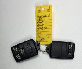 Ab0o1o4t Trw K1035 Two Original Chevrolet Gmc Chevy Gm 94 Blazer Oem Key Less Entry Remote Fob