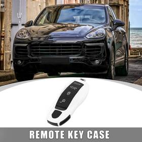 Uauto1 747709605067 White Car Remote Key Cover Fob Case Shell Set Fit For Porsche Cayenne Macan
