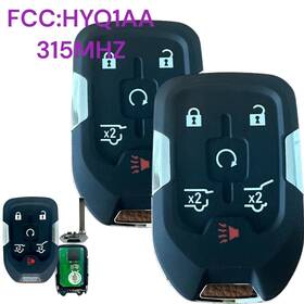 Eps15277 Usakey 2 For 2015 2016 2017 2018 2019 Chevrolet Tahoe Keyless Prox Hatch Remote Key Fob