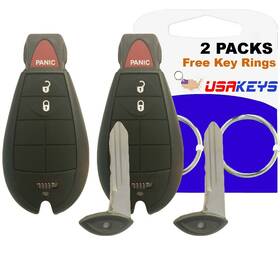 Eps3275 Usakeys 2 For 2008 2009 2010 2011 Dodge Grand Caravan Keyless Entry Remote Car Key Fob