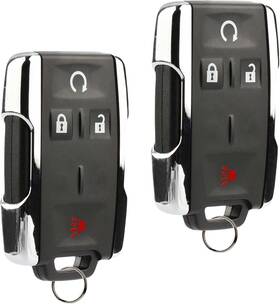 4-btn Usaremote 630591319146 Key Fob Keyless Entry Remote Start Fits Chevy Silverado 2 X With Rs
