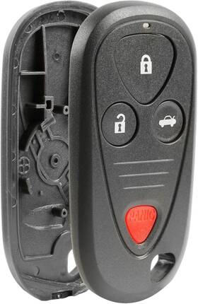 Usaremote 688946477089 Key Fob Keyless Entry Remote Shell Case And Pad Fits Acura 2001-2003 Cl / Black