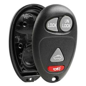 Usaremote 688946479090 Key Fob Keyless Entry Remote Shell Case And Pad Fits Buick Century Regal Black
