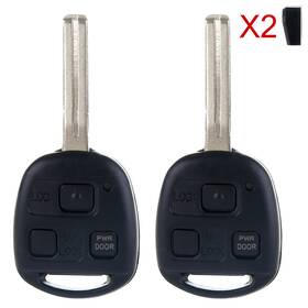 Usd817426st Usdiyparts-auto 2x Remote Key Fob Replacement Fit For Lexus Rx330 Rx350 2004 2005-2009 3 Buttons