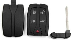 A17111600ux0367 Uxcell New 5 Buttons Uncut Insert Key Fob Remote Control Case Shell Black
