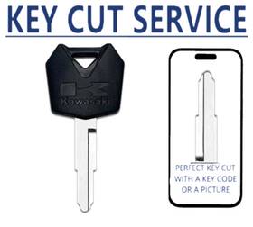 Kw16c-p Vls Key Cut Blank For Kawasaki Ninja Er-6 Z1000 Motorcycle Ka31 Ka16