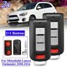Vnz7684711 Pair Buttons Remote Key Fob Shell For Mitsubishi 6212802734029