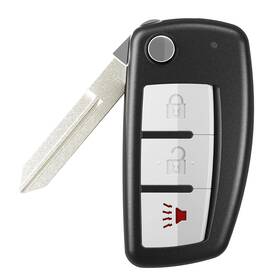 Vofo108 Vofono Keyless Entry Remote Car Uncut Flip Ignition Key Fob Fits For Nissan Rogue 2014