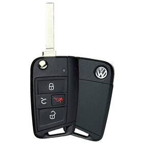 5g6.959.752.bg Volkswagen Used Oem 18-20 Vw Jetta Golf Flip Key Fob Remote Uncut