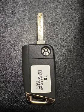 5g6959753ab Volkswagen Oem Flip Key Fob 3 Button Remote Keyless Entry