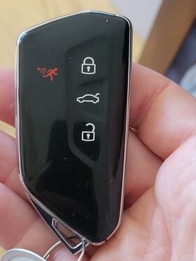 5h0959753b Volkswagen Used Oem Vw Keyless Entry Remote Fob Nbgfs9 5ho 959 753 B 4 Buttons