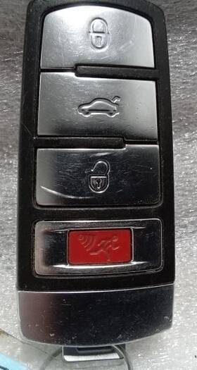 654.vw1q13 Volkswagen 2013-2017 Cc 4 Button Key Fob 2.0l At Oem 3c0 959 752 Bb