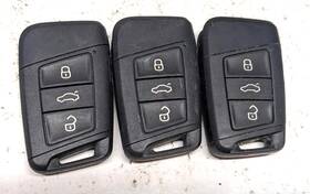 Art-vw-mqb-3-p Volkswagen Lot Of 3 Oem Smart Key Fob Remotes Kr5fs14-us Buttons