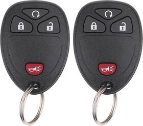0811-0012 Vurkcy Key Fob Keyless Entry Remote Compatible With Chevrolet Silverado Black