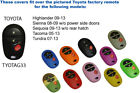 Tyotag33 Vwh14 The Jacket Store Toyota Protective Key Fob Cover Black