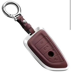 X004b8uil5 Weladawn Leather Key Fob Cover For Bmw X1 X3 X5 X6 Series 1 2 3 5 8 Red