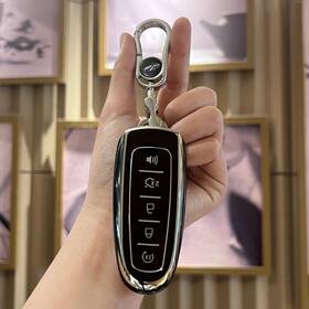 R4l3682 Weykos Remote Key Fob Cover Case 5 Button For 2011-2019 Ford Edge Explorer Escape Focus