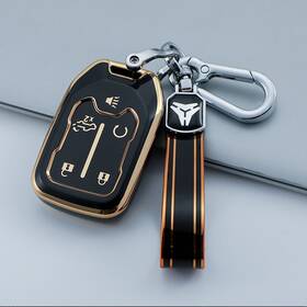 R4l4068 Weykos Car Key Fob Cover Case 5 Button For Gmc Sierra Yukon Terrain Chevrolet Silverado