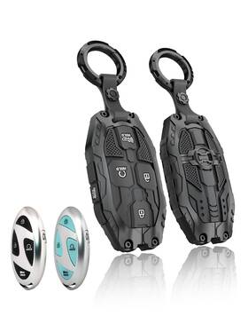 Wcs261 Wicuasix Key Fob Cover For Hyundai Ioniq 6 Kona Elantra Sonata Tucson - Black