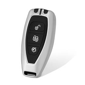Hds-ford01 Worcas Silicone Key Fob Cover For Ford Cars Heavyduty Keychain Compatible Models