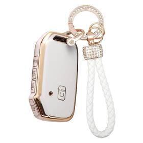 22qyb Wsauto Key Fob Cover Keychain Kit Compatible With Kia Soul Forte Telluride K5 Seltos Ni