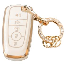 Ysk1802 Wsauto Key Fob Cover For Ford Bronco Mustang F150 F250 Edge Explorer - Tpu Case