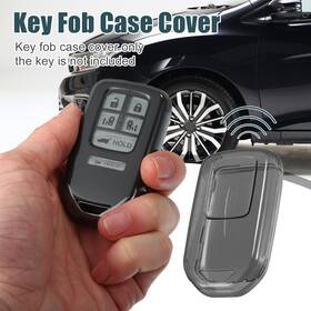 X Autohaux 718844166881 1 Pcs Key Fob Remote Control Cover Tpu For Honda Accord Translucent Black X Autohaux 718844166881 1 Pcs Key Fob Remote Control Cover Tpu For Honda Accord Translucent Black