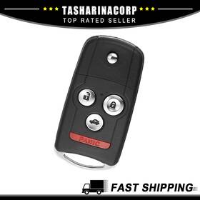 X Autohaux 723115311662 Piece Of 1 Car Flip Keyless Entry Remote Control Key Fob Fit For Acura Mdx 07-13