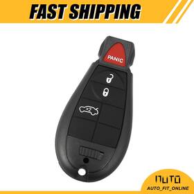 X Autohaux 732324876909 433mhz Car Keyless Entry Remote Key Single Custom For Chrysler 4 Button With