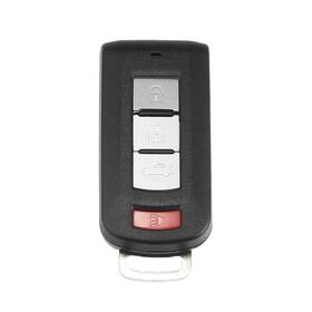X Autohaux 745065254219 Car Key Fob Shell 4 Button Keyless Entry Housing For Mitsubishi Lancer 2008-2018