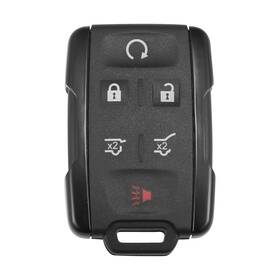 A22011400ux0455 X Autohaux 6 Button Keyless Entry Remote Control Key Fob 2.52 Inch X1.57 Black