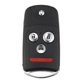 A22022100ux0231 X Autohaux 4 Button Car Flip Keyless Entry Remote Control Replacement Key Fob