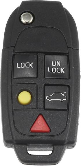 A22041100ux0094 X Autohaux Lqnp2t-apu Car Key Fob Shell 5 Button Remote Control Black