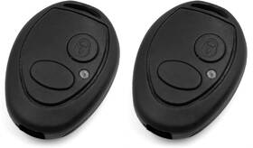 F22111600ux0017 X Autohaux 2pcs 2 Buttons Key Fob Keyless Entry Remote Control Case Black