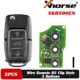 Xkb506en Xhorse Sa1828 10x Universal Remote Key For B5 3 Button Vvdi Tool/vvdi2